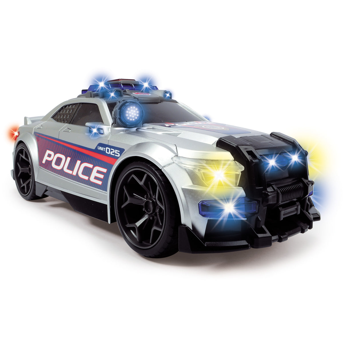 Dickie Police Car Street con luz y sonido