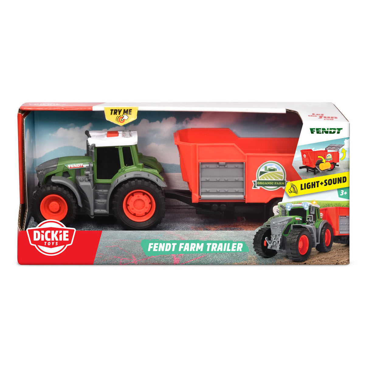 Dickie Fendt Tractor met Trailer