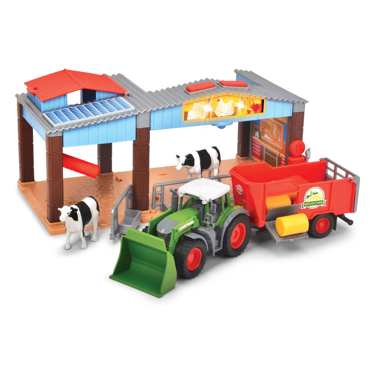 Dickie Boerderij e Fendt Tractor Play Set