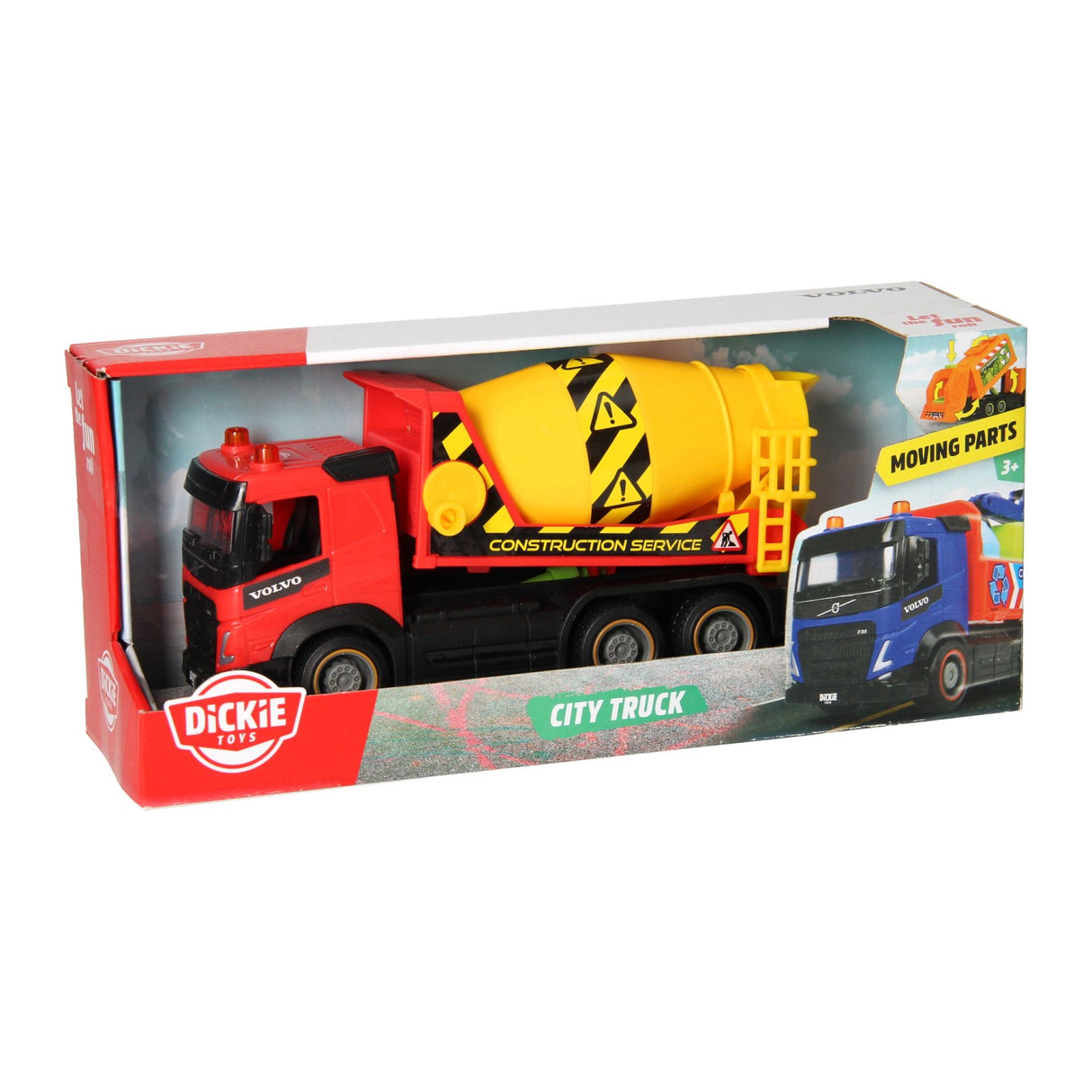 Dickie City Truck Truck Concrete Mixer Truck Red