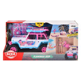 Dickie Flamingo Jeep avec figure de jeu