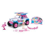 Jeep di Dickie Flamingo con figura da gioco