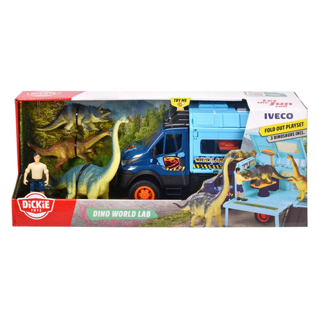 Dickie Dino World Lab Truck Set da gioco