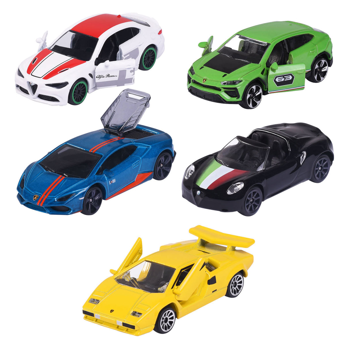 Majorette Dream Cars Italy Cars, 5 ..