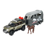 Majorette Land Rover avec remorque de cheval