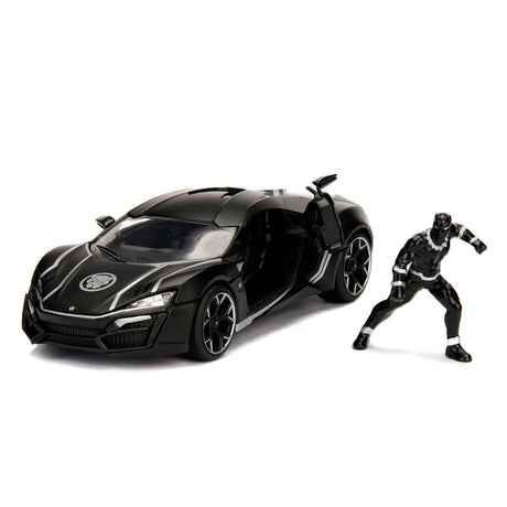 Jada Toys Jada Druckguss Avengers Black Panther mit Auto 1:24