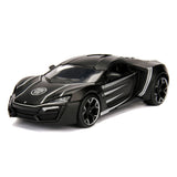 Jada Die Cast Avengers Black Panther avec Auto 1:24