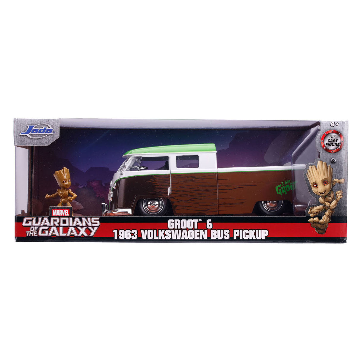 Jada Marvel Groot 1963 Sběr autobusů 1:24