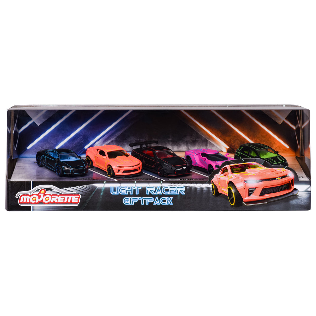 Majorette Light Racers Cars Giftpack, 5st.