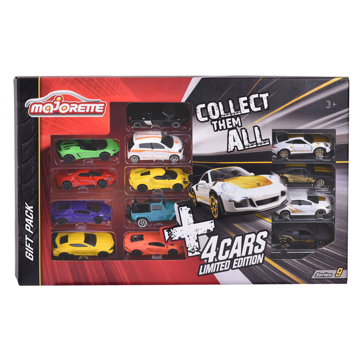 Majortete Limited Edition 9 Game Cars Darilni paket, 13st.