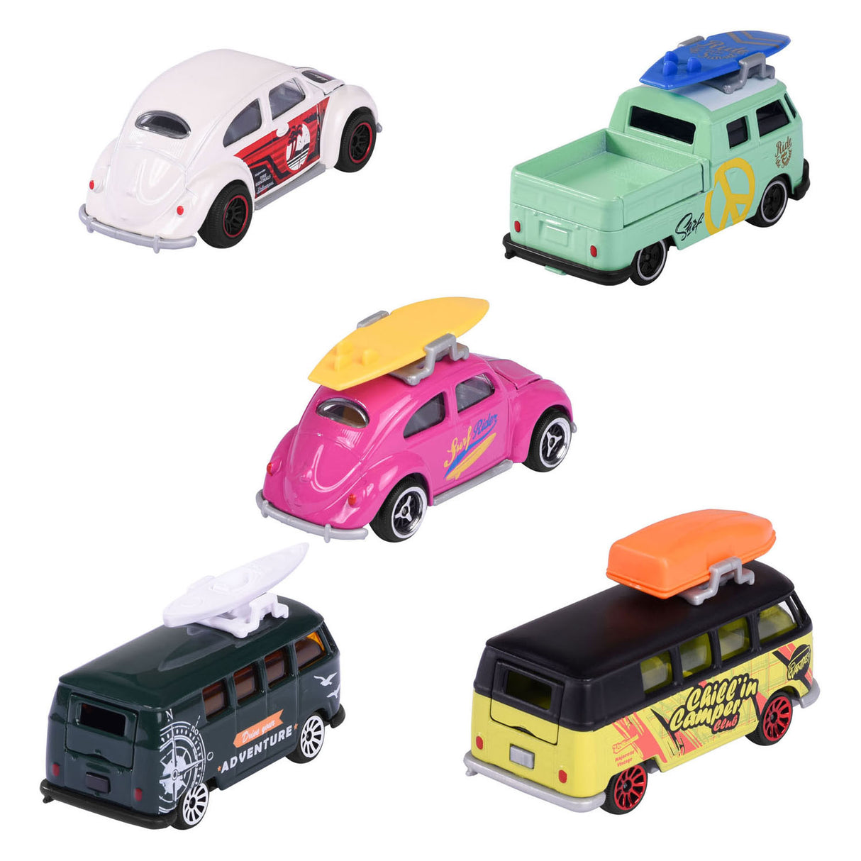 Majorette Volkswagen The Originals Game Cars, 5st.