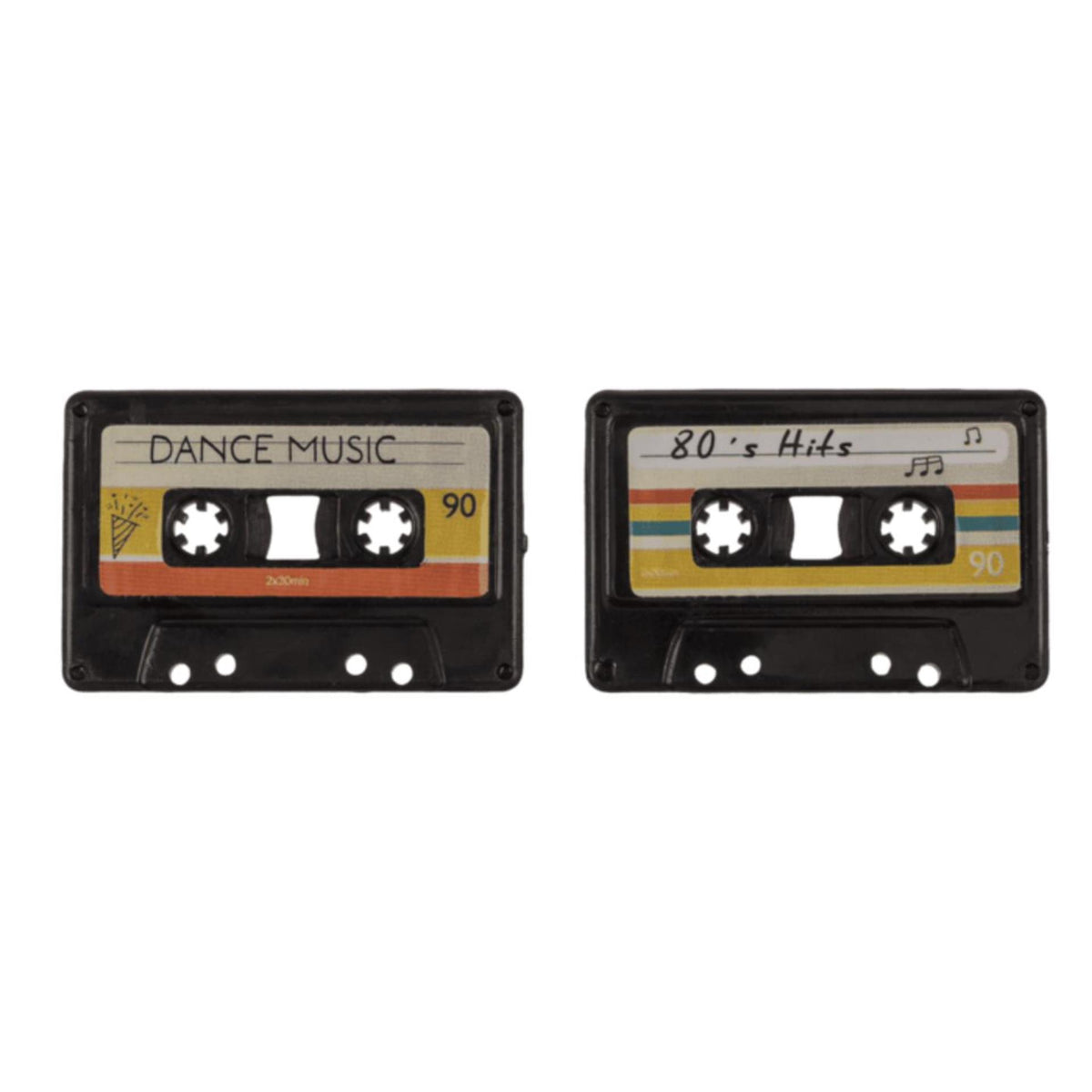 Ootb Kühlschrankmagnete Retro-Kassette 3x4,2cm Set mit 4 Stück