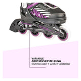 Hudora Children's Skeelers Mia Purple, Mt 29-32