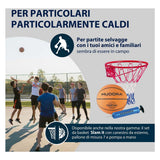 Hudora Basketballring aus Metall mit Netz