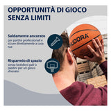 Hudora Basketballring aus Metall mit Netz