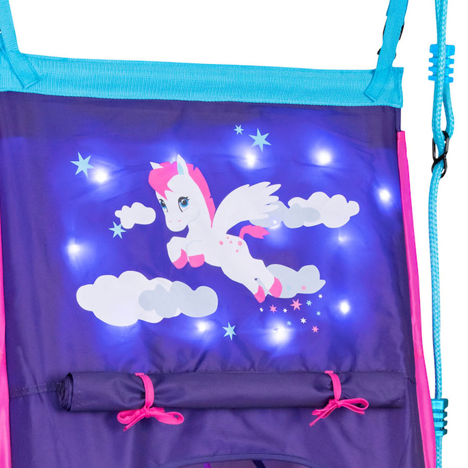 Hudora Nest Swing Pony s šotorom LED