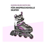 Hudora Skeelers Mia Black Purple, velikost 37-40