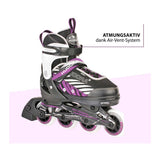 Hudora Skeelers Mia Black Purple, Größe 37-40
