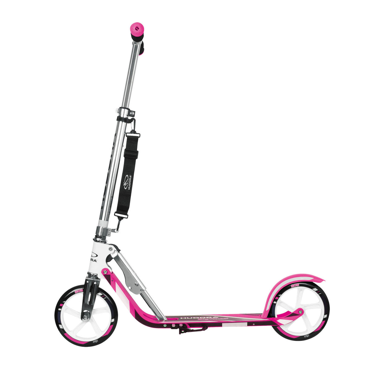 Hudora Scooter Big Wheel Step RX205 – Weiß Rosa