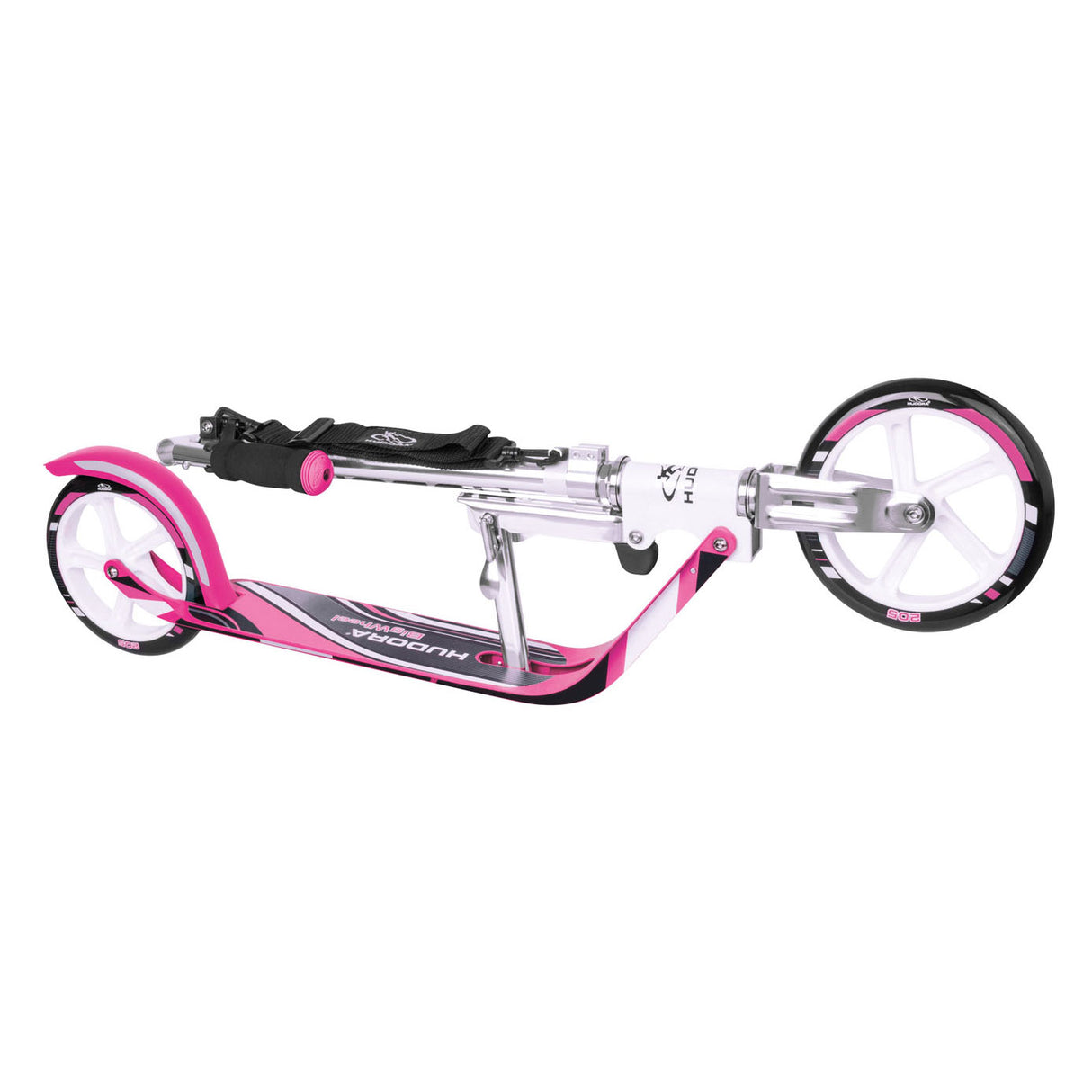 Hudora Scooter Big Wheel Step RX205 – Weiß Rosa