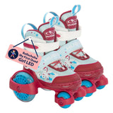Hudora Rollschuhe mein erstes Quad-LED-Einhorn, Größe 26-29