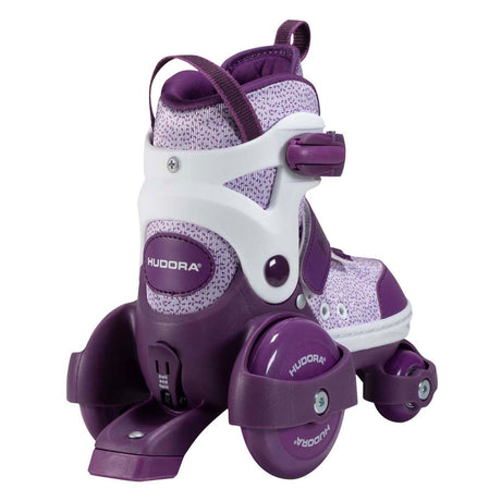 Hudora Rollschuhe My First Quad Lila, Größe 30-33