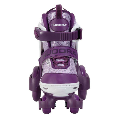 Hudora Rollschuhe My First Quad Lila, Größe 30-33