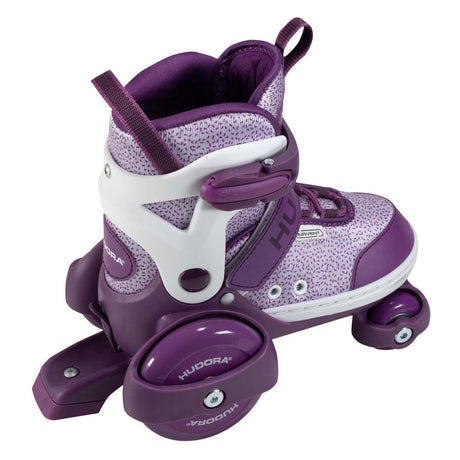 Hudora Rollschuhe My First Quad Lila, Größe 30-33
