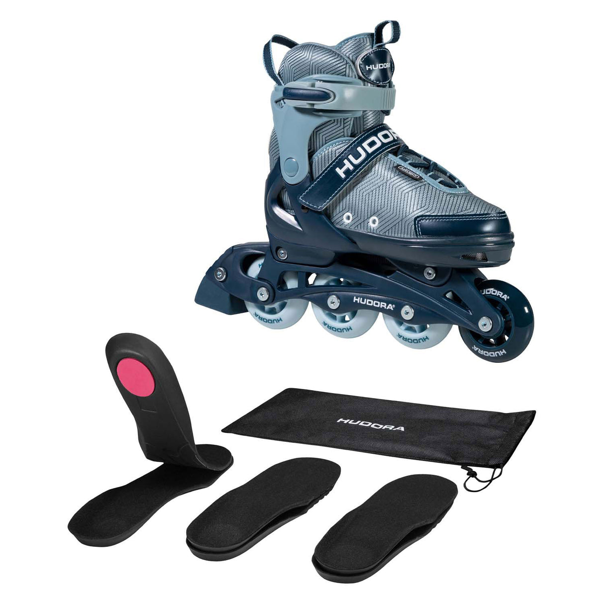 Hudora inline skeelers leon 2.0 ocean, maat 37-41