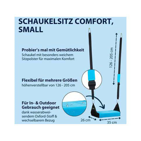 Hudora Schaukelstuhl Komfort klein, 35x26cm