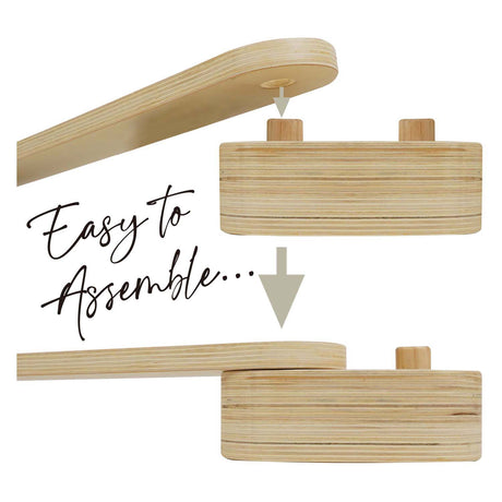 RC-Holzwaage-Set, 15-teilig.