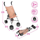 Lobbes Spielzeug, zB Buggy, faltbarer Puppenwagen