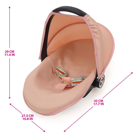 509 Crew 3-in-1-Puppenautositz – Rosa