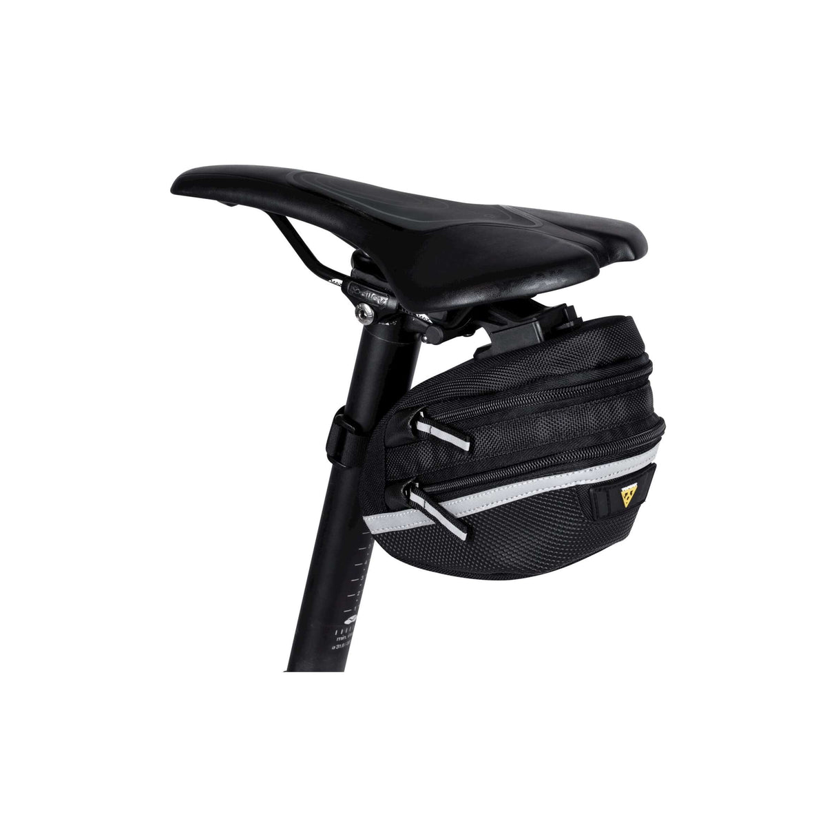 Topeak -Satteltasche WP II M, Schwarz, Wasserrepellent, Polyester, Adapter, 1,25L, QuickClick, Reflecting, 152G