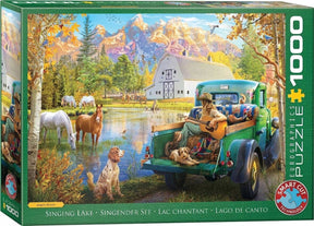 Eurographics - Singender See - Angelo Bonito - 1000 Teile 68×48cm (B×H) – Puzzle