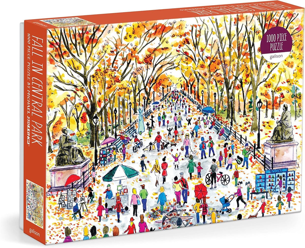 Michael storrings herfst in central park 1000-delige puzzel