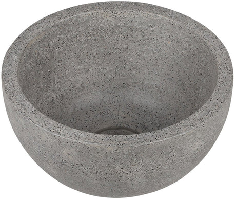 Differnz Flusswaschbecken - 23x23x12cm - Terrazzograu fein