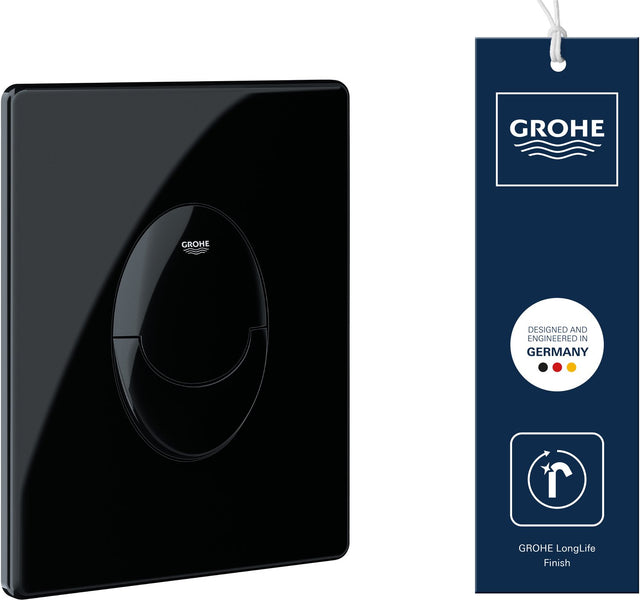 Grohe Bedienplatte Start glänzend schwarz