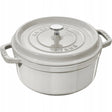 Staub la cocotte gietijzeren pan 1.7l truffel