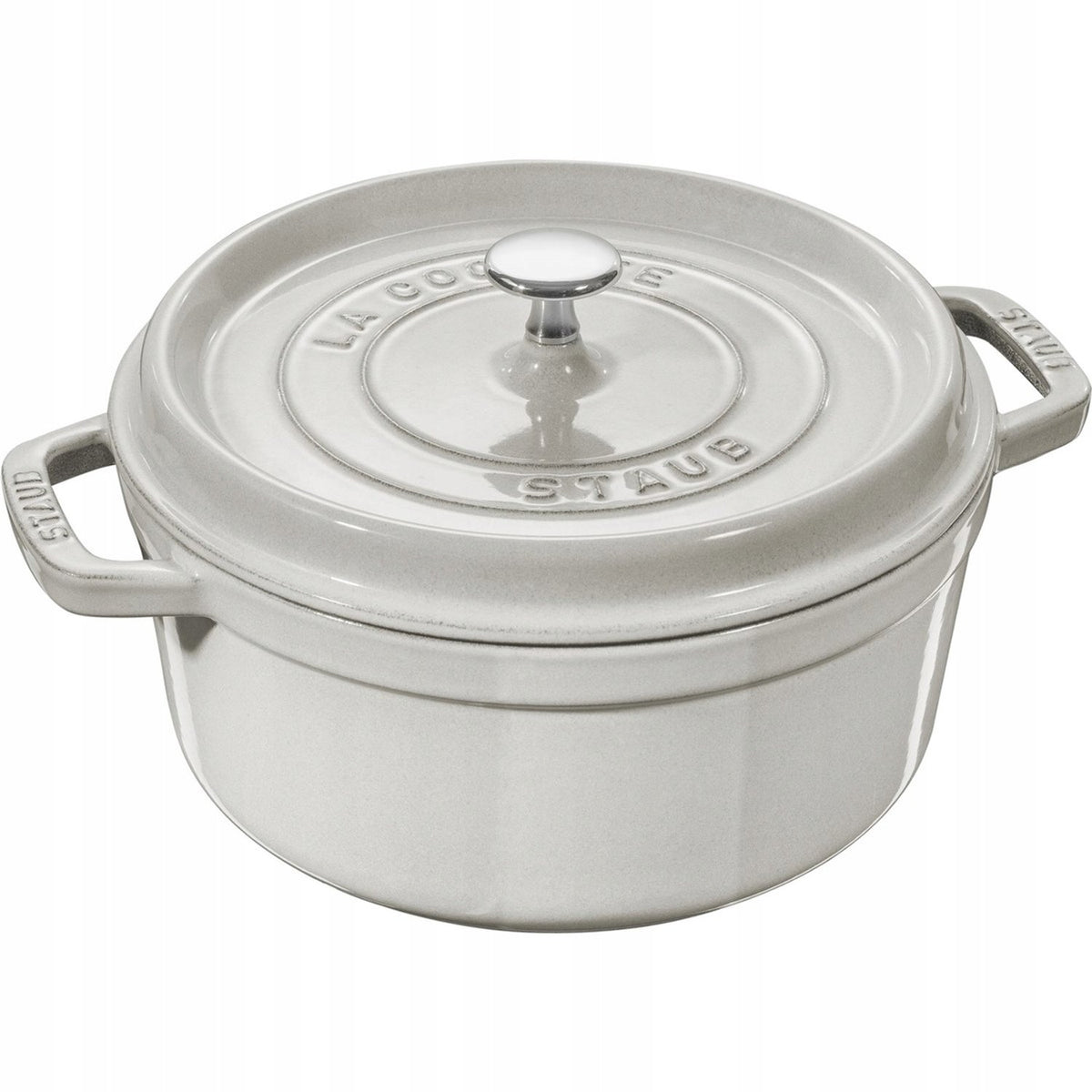 Staub la cocotte gietijzeren pan 1.7l truffel