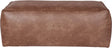 Woood Rodeo Pouf - recyceltes Leder - Cognac - 43x120x60