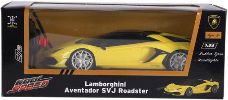 Kool Speed RC Lamborghini Aventador SVJ Roadster 1:24 + hellgelb