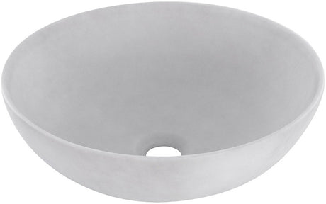 Differnz slim waskom - ø 29 cm - keramiek - betonlook - licht grijs