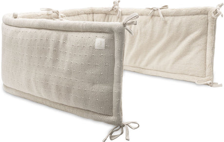 Jollein boxbumper 180x30cm sprinkle knit sand