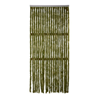 Vliegengordijn martinique uni groen 90x210cm
