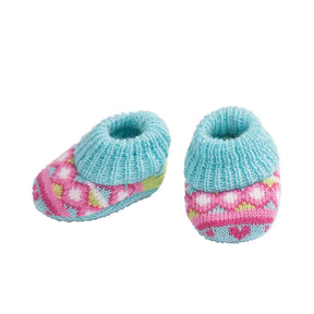 Heless gestrickte Puppenhausschuhe, 35-45 cm
