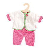 Chaqueta de muñecas reversible con pantalones, 28-35 cm