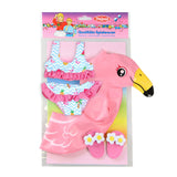 Heless Doll Schwimmset Flamingo, 35-45 cm