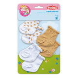 Heless Doll Socken Glitzer - 3 Paare, 28-35 cm