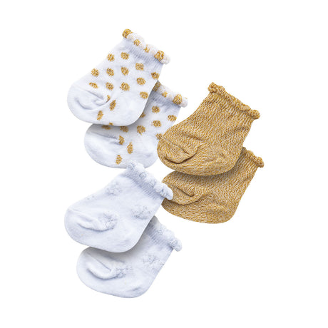 Heless Doll Socken Glitzer - 3 Paare, 28-35 cm